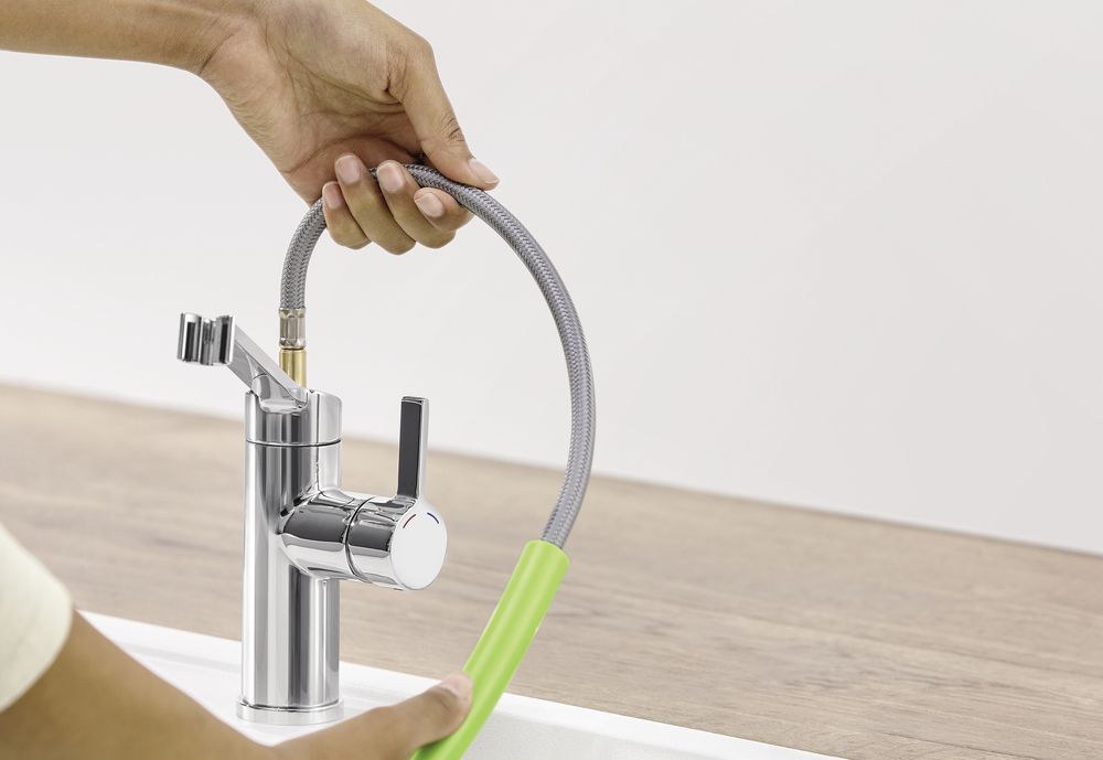 Кухонный смеситель Blanco Viu-S Galvanic Chrome 524813