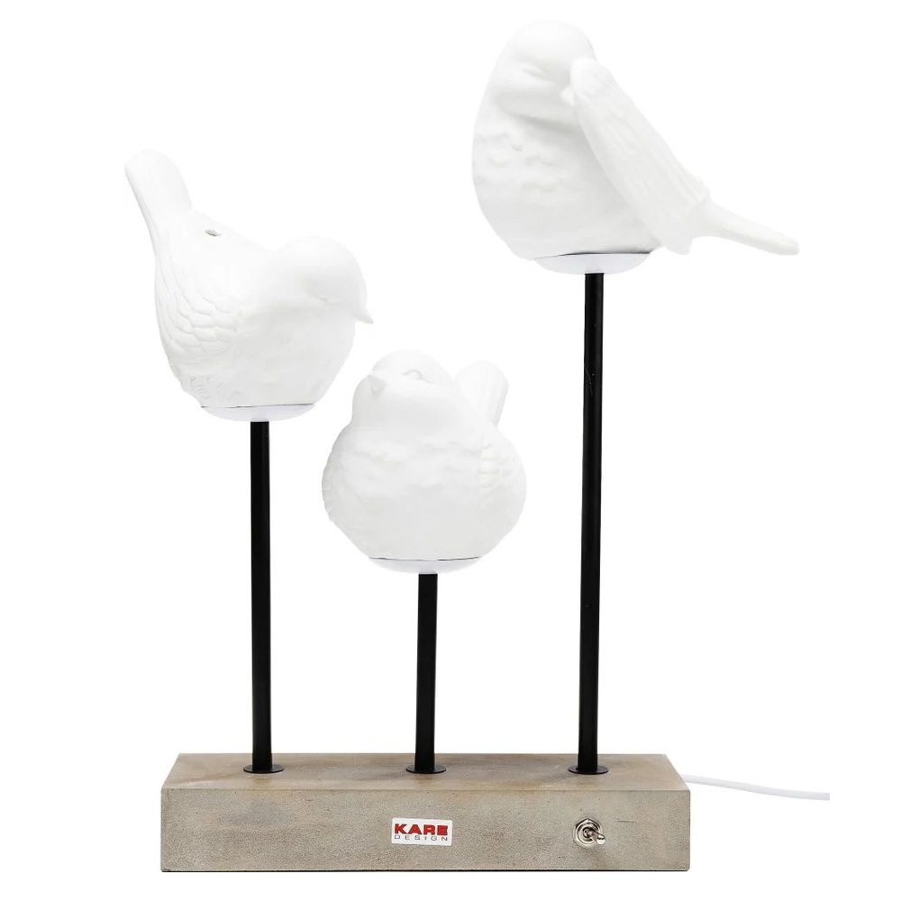 Настольная лампа KARE Tischleuchte Animal Birds LED 39470