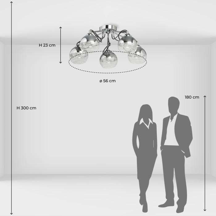 Люстра потолочная De City Vita Ceiling Chandelier 220013705