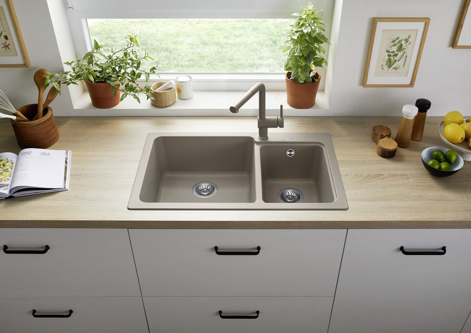 Кухонная мойка Blanco Naya 8 Silgranit Anthracite 519646