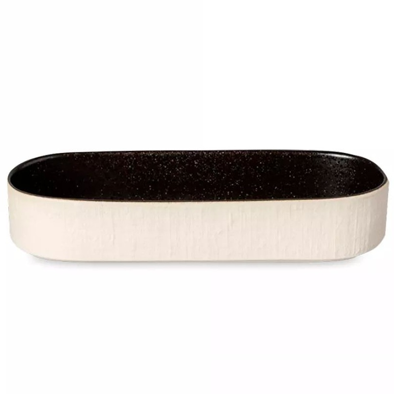 Блюдо глубокое Costa Nova Nótos Deep Oval Tray NSA181-LTB