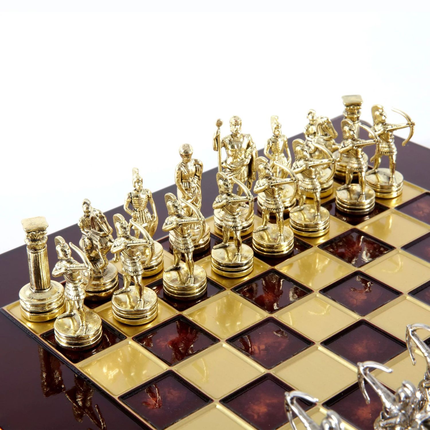 Шахматы Manopoulos Handcrafted Luxury Archers Chess Set S15RED