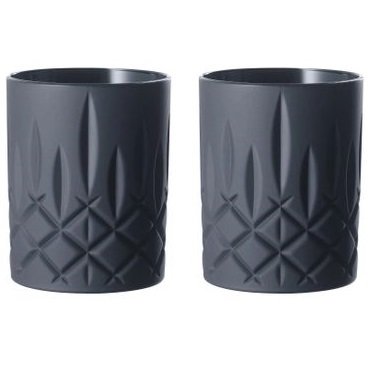 2 стакана для виски Nachtmann Noblesse Whisky Tumbler Black Set 105394