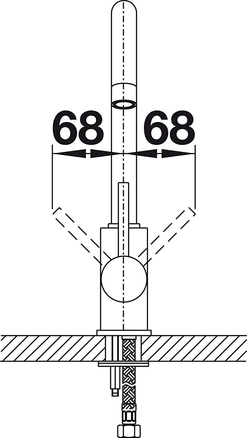 Кухонный смеситель Blanco Mida Silgranit-Look Coffee 524208