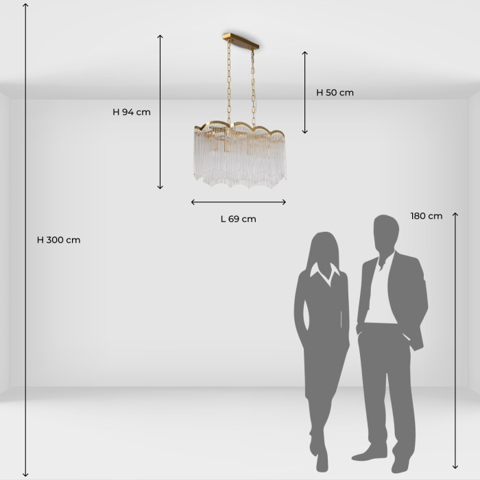 Подвесная люстра MW-Light Lavinia Hanging Chandelier 443011106