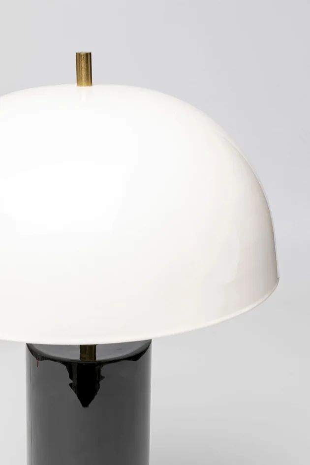 Настольная лампа KARE Tischleuchte Josy Weiß Schwarz 56522