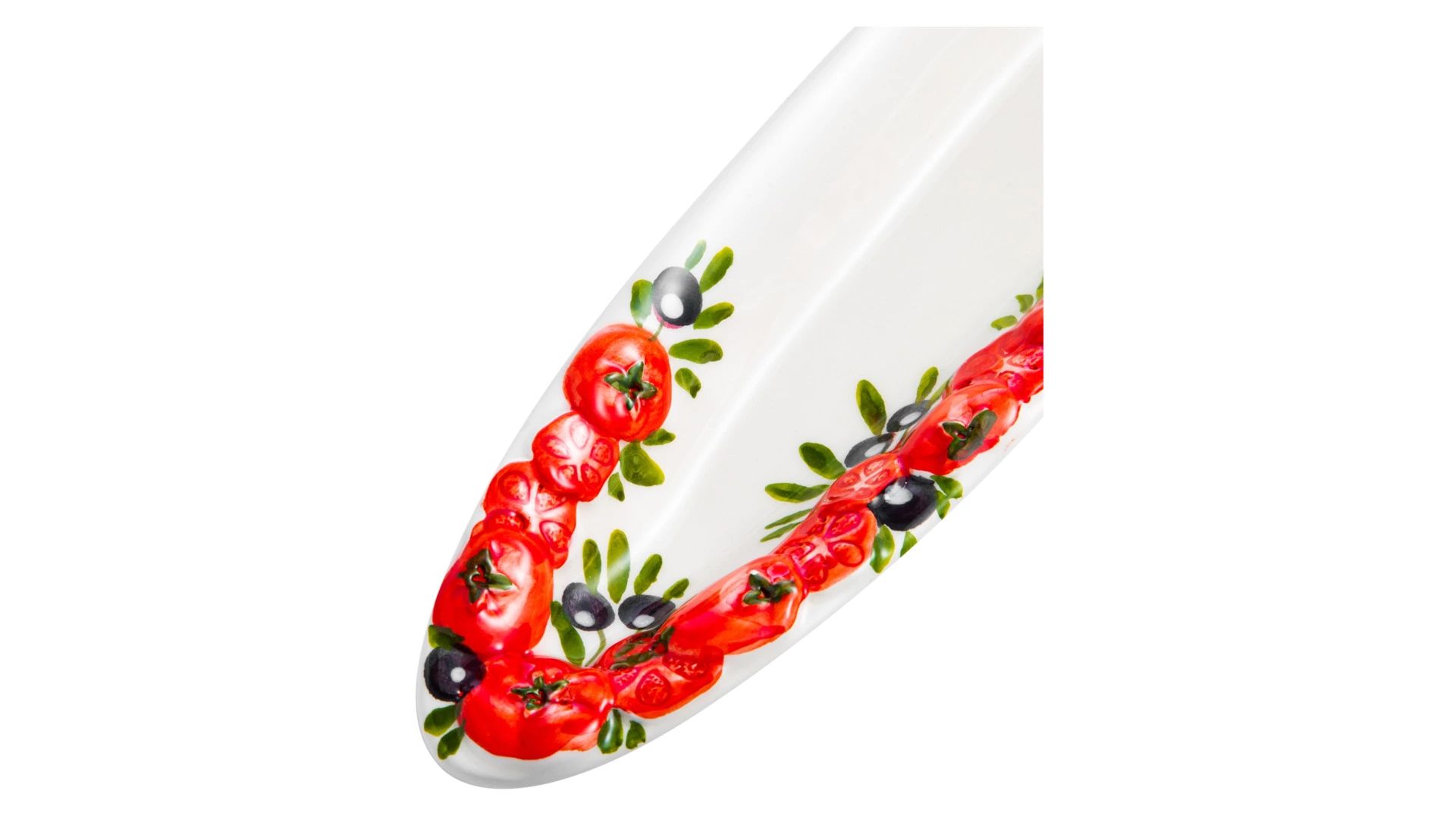 Блюдо овальное Edelweiss Tomato & Olives Oval Large Platter EDW-1052P