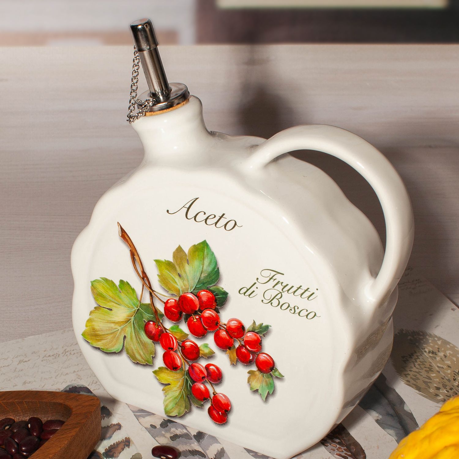 Бутылка для уксуса Nuova Cer Frutti di Bosco Bottiglia Aceto 7387-FBO