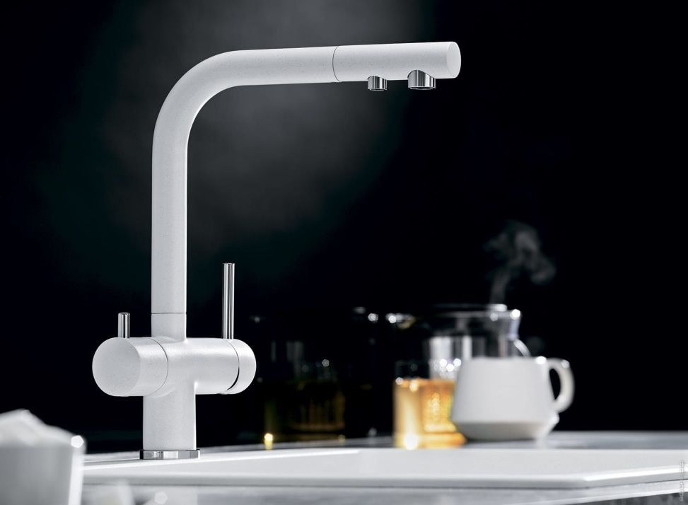 Кухонный смеситель Blanco Fontas II Black Matt 526670