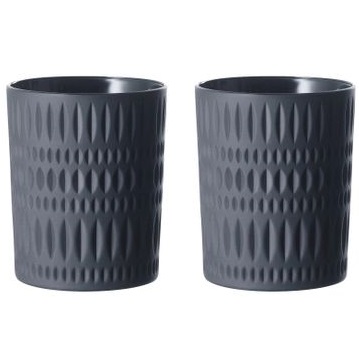 2 стакана для виски Nachtmann Ethno Tumbler Black 304 мл (арт. 105395)