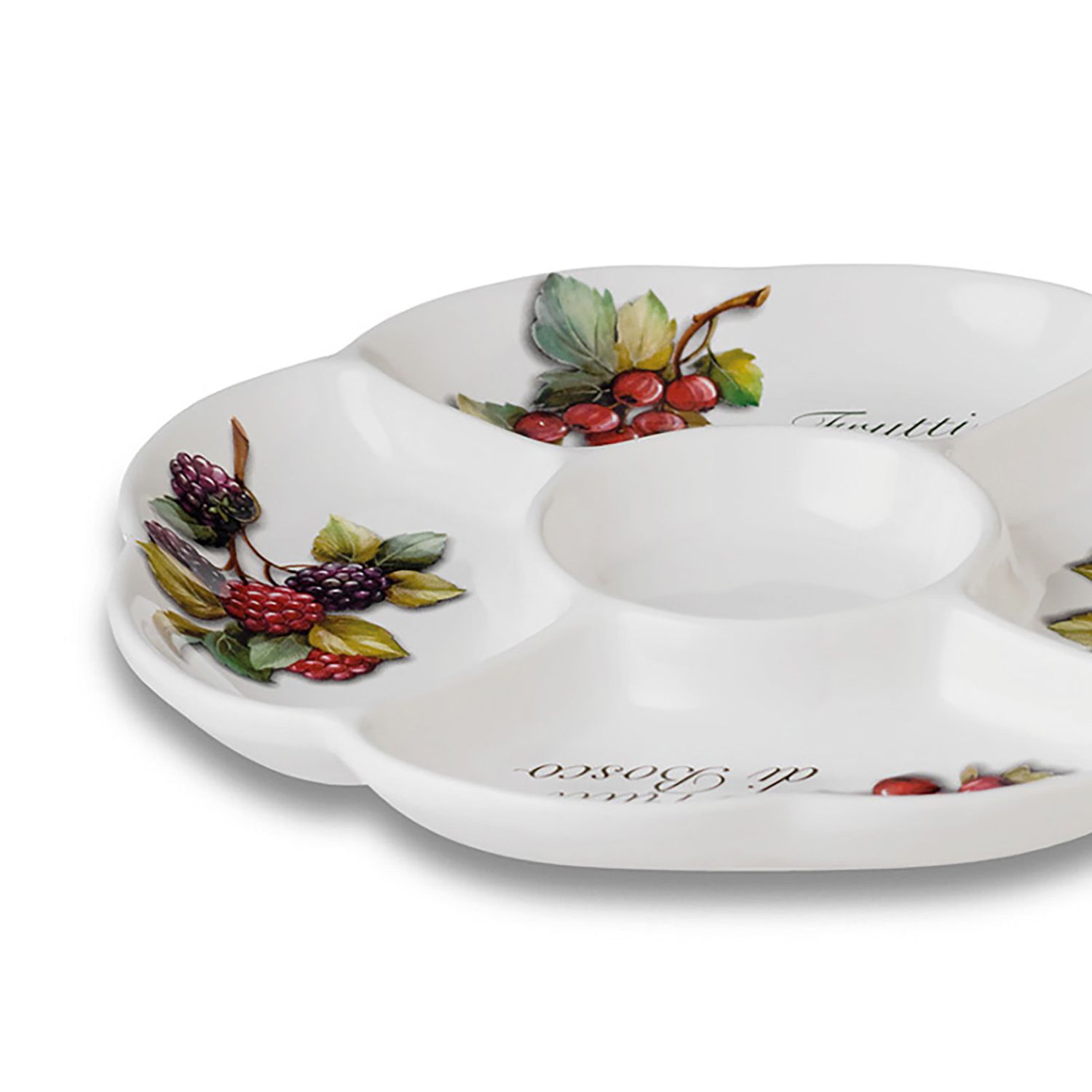 Менажница Nuova Cer Frutti di Bosco Antipastiera piccola 6019-FBO