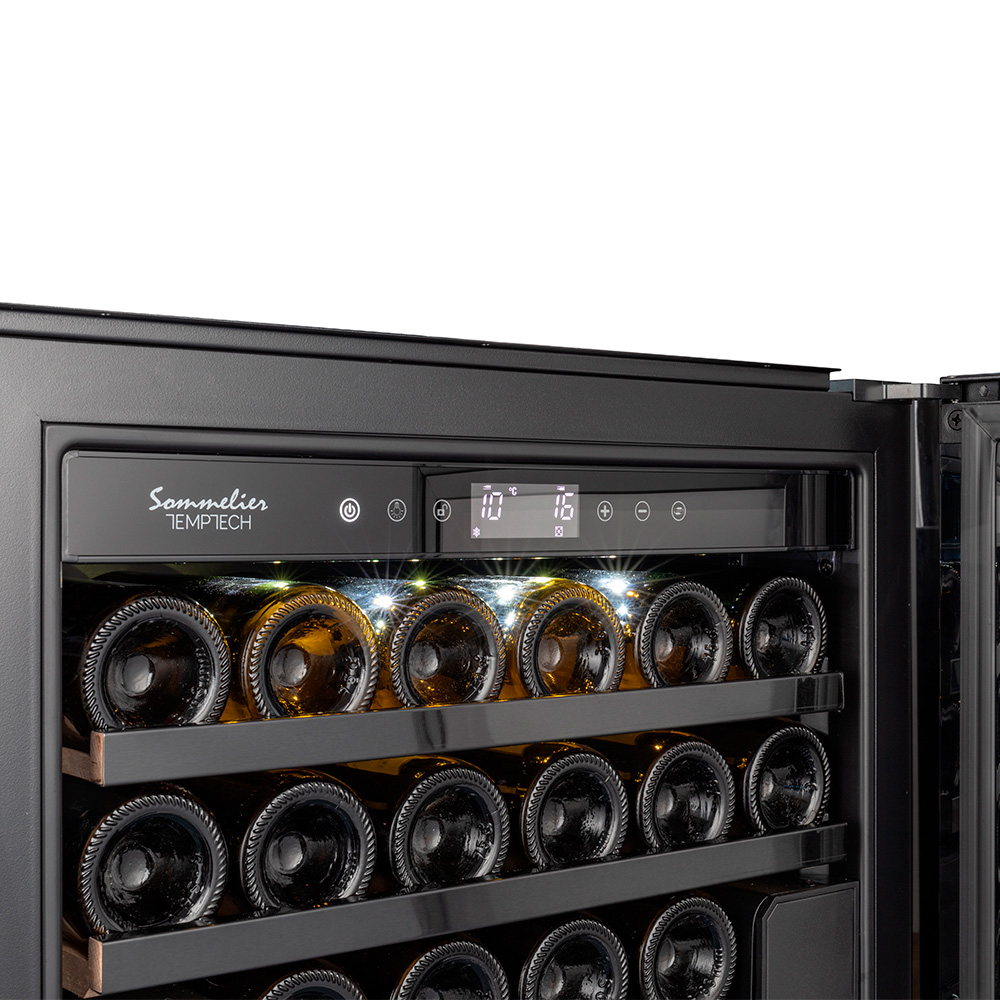 Встраиваемый винный шкаф Temptech SOMZ60DB Sommelier