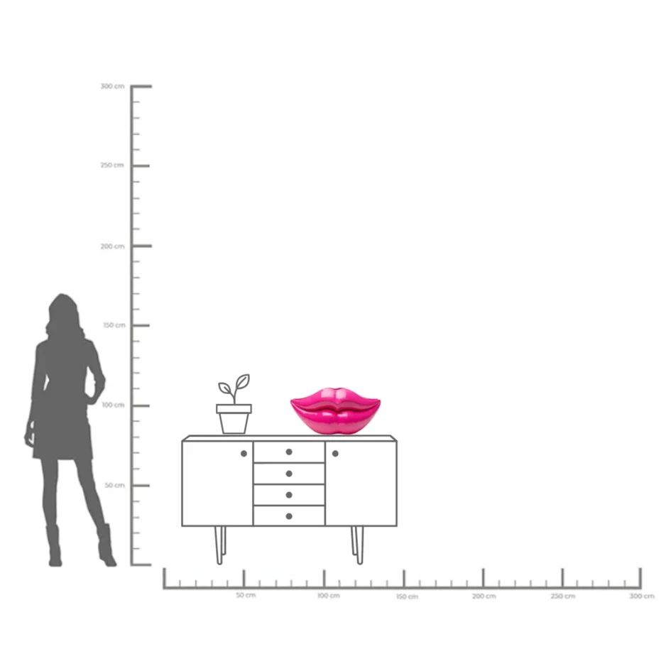 Ваза KARE Vase Lips Pink 55263