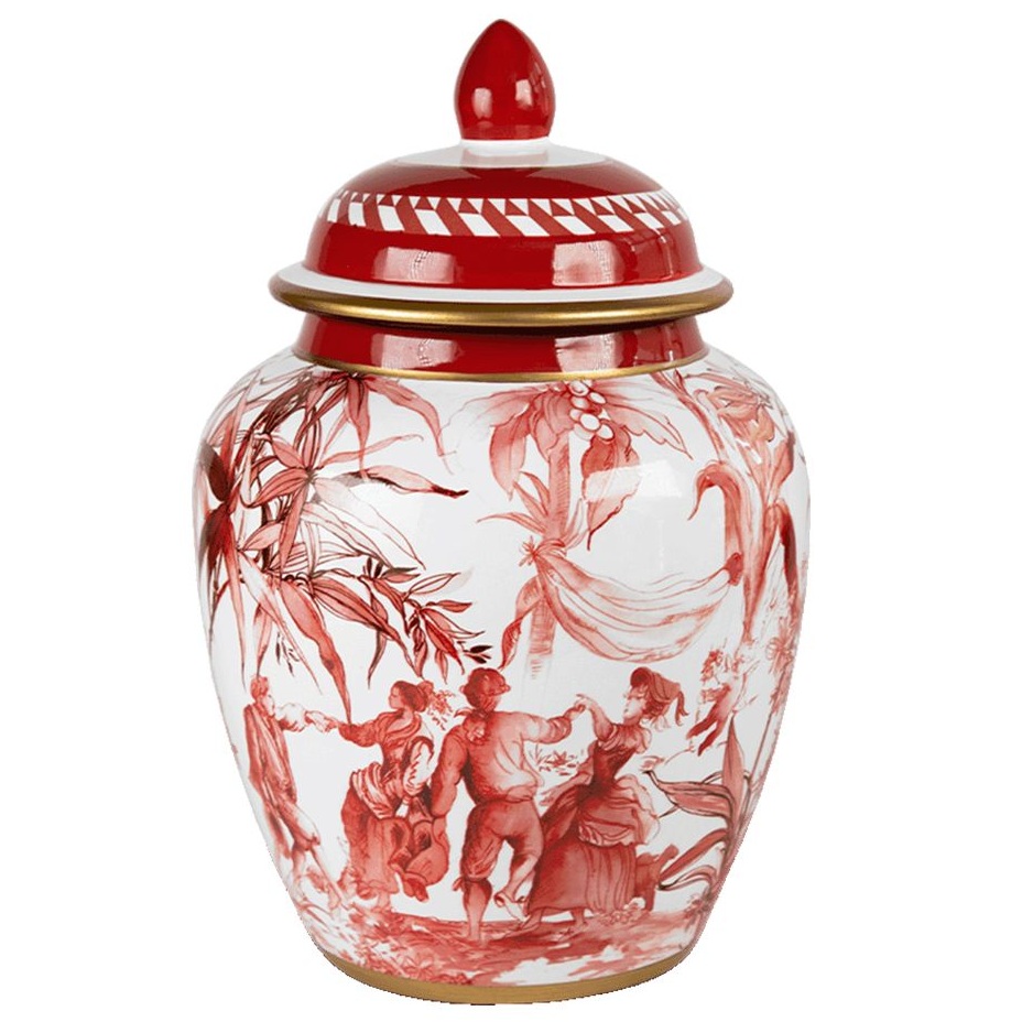 Банка для хранения Baci Milano Le Rouge Potiche POT1.ROU01