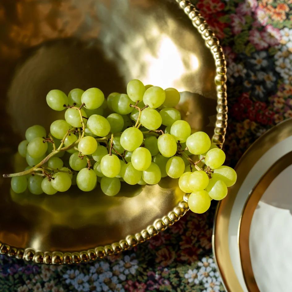 Ваза для фруктов KARE Teller Bell Gold 60498