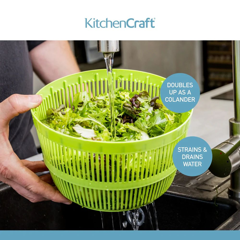 Сушилка для салата KitchenCraft Salad Spinner KCSALSPIN