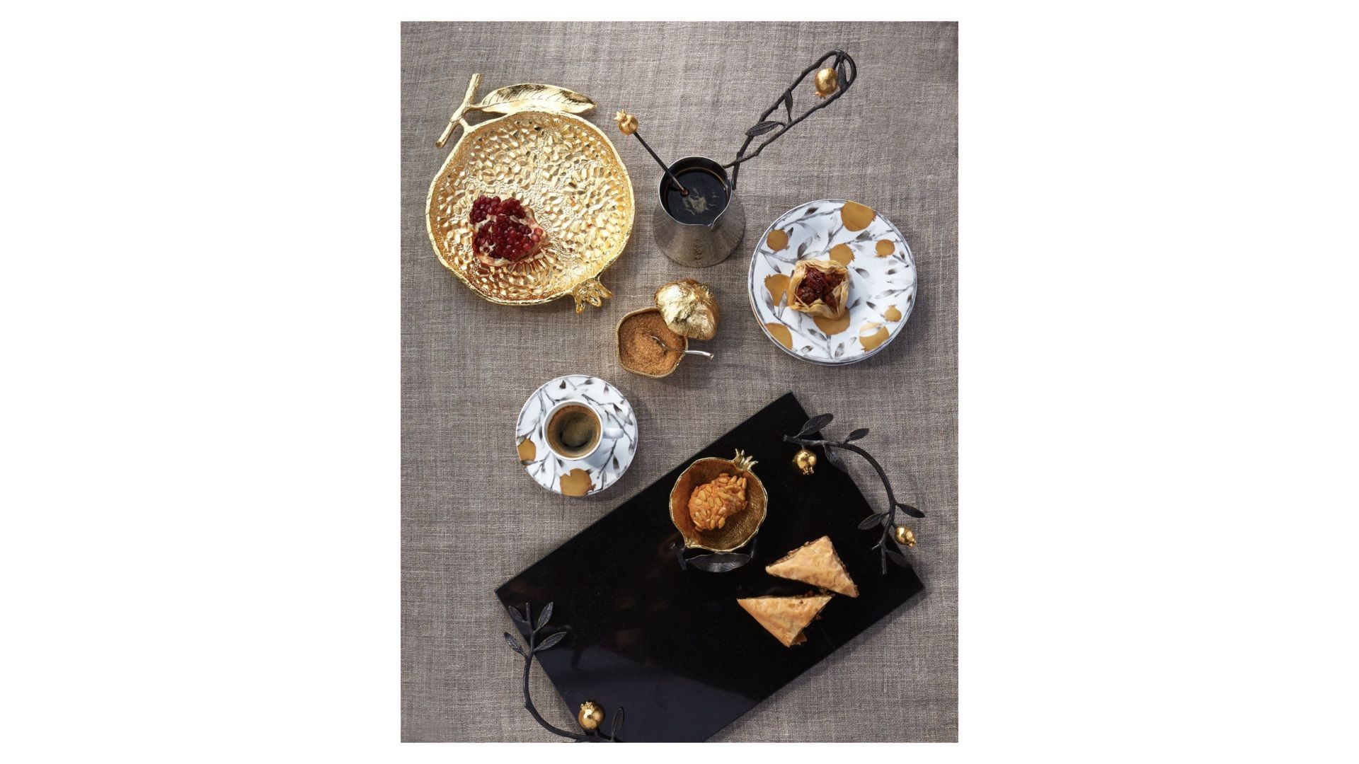 Сахарница с ложкой Michael Aram Pomegranate 175226