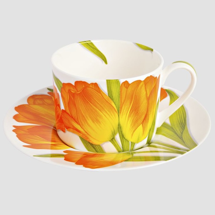 Чашка чайная с блюдцем Taitù Freedom Tazza da Tè/Cappuccino & Piattino 1-82-D