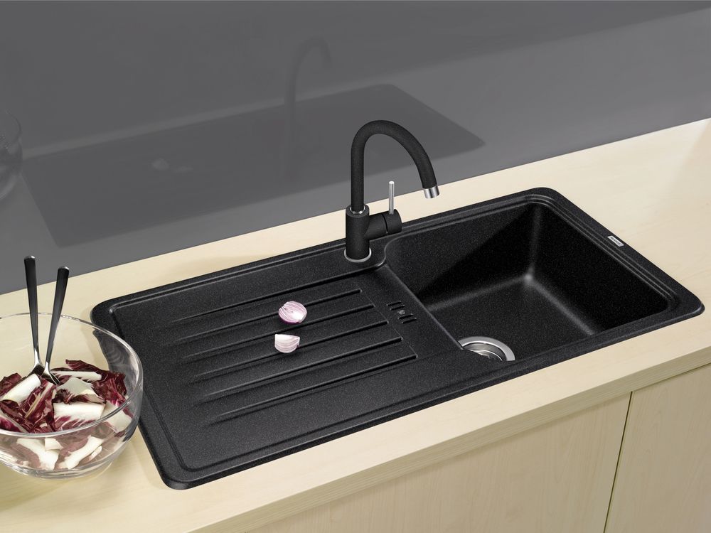 Кухонный смеситель Blanco Mida Silgranit-Look Anthracite 524202