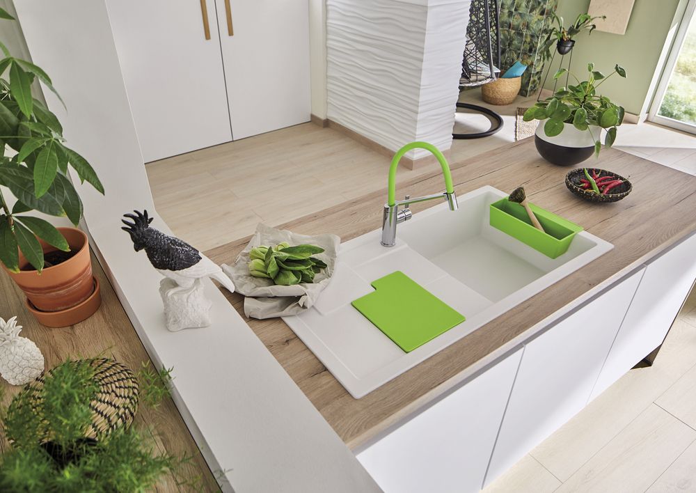 Кухонный смеситель Blanco Viu-S Galvanic Chrome 524813