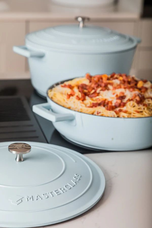 Кастрюля KitchenCraft MasterClass Sky Blue Cast Aluminium Casserole Dish MCMCRD28SKY