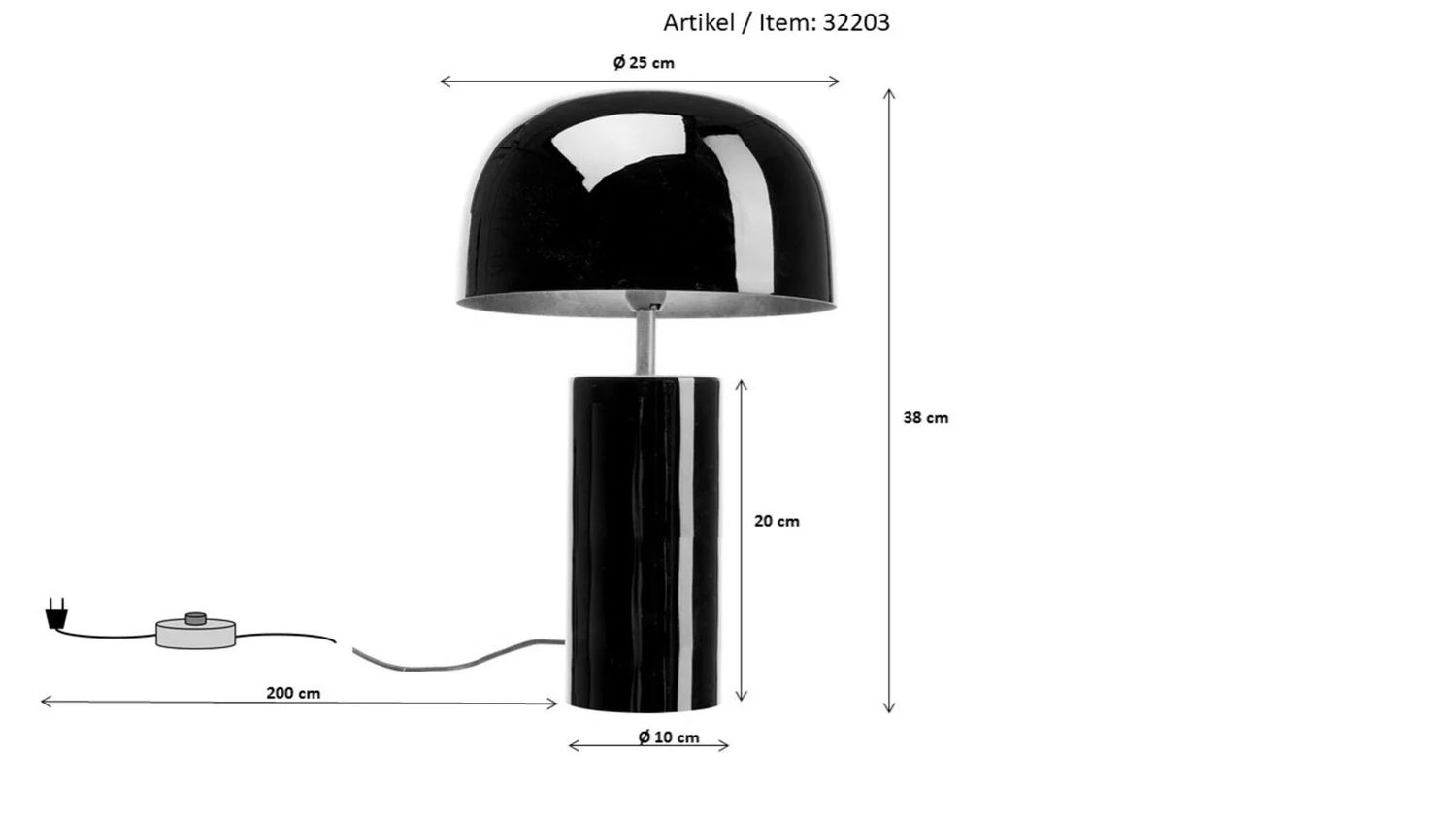Настольная лампа KARE Tischleuchte Loungy Gold 32213