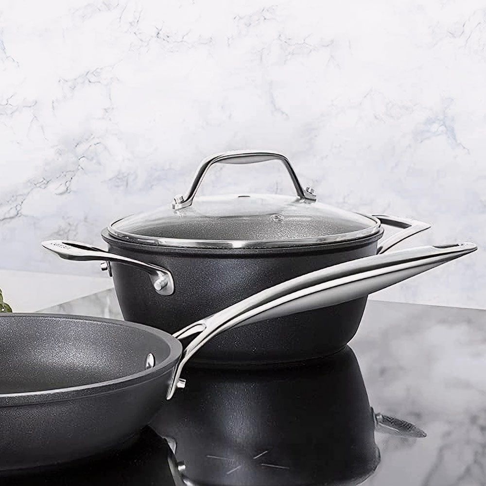 Кастрюля с крышкой Barazzoni Black Titan 85560202498