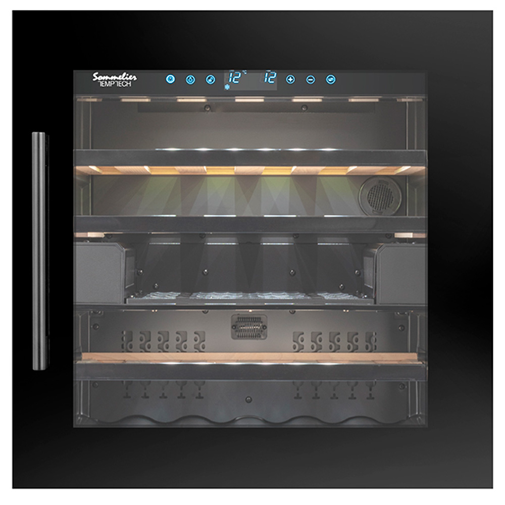 Встраиваемый винный шкаф Temptech SOMZ60DB Sommelier