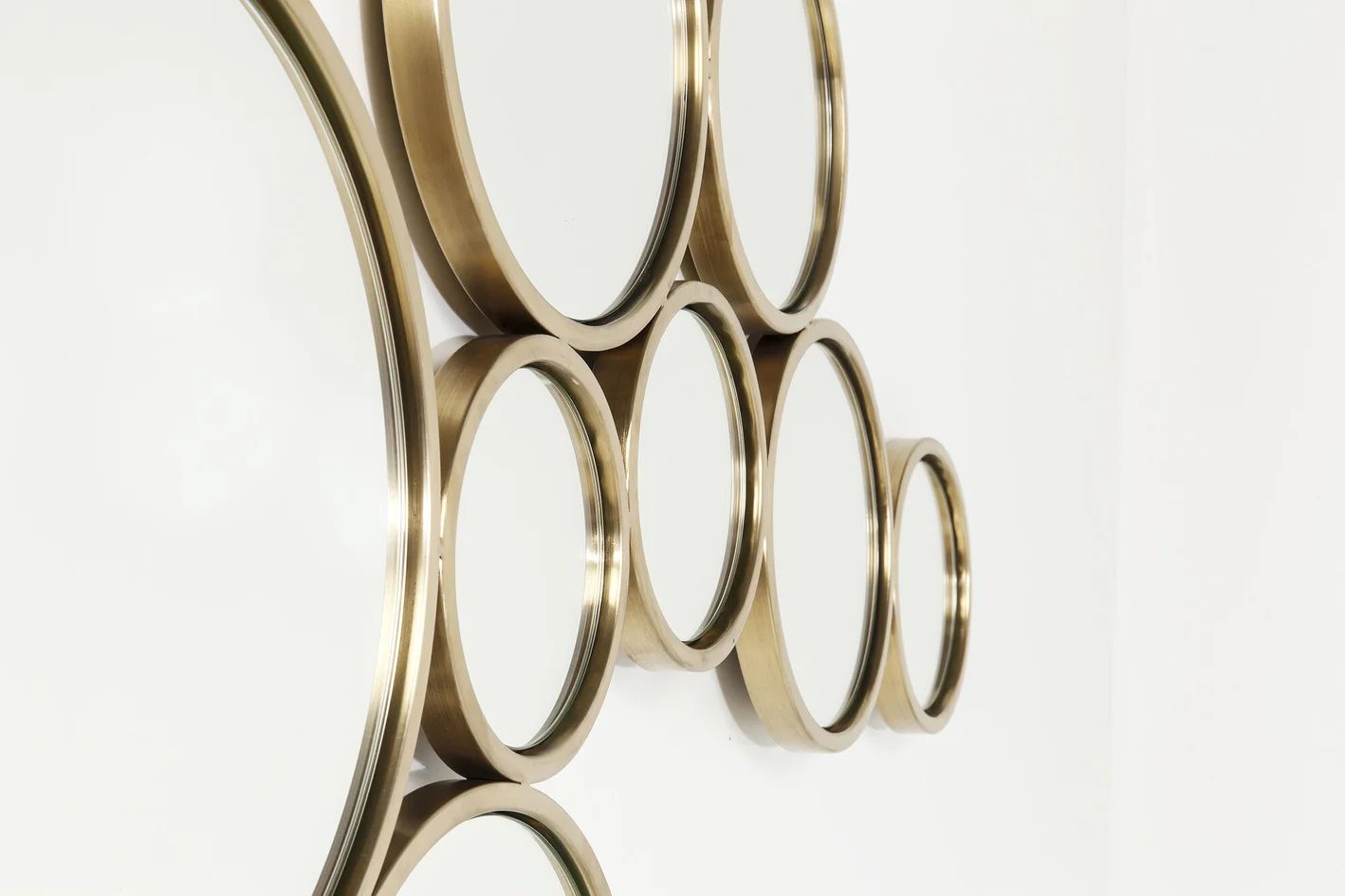 Зеркало KARE Spiegel Bubbles Brass 84132