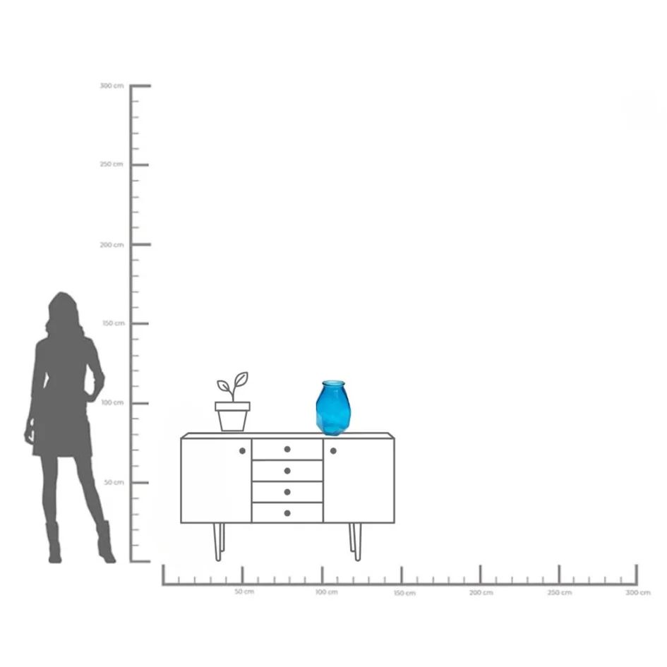 Ваза KARE Vase Origami Blau 55449