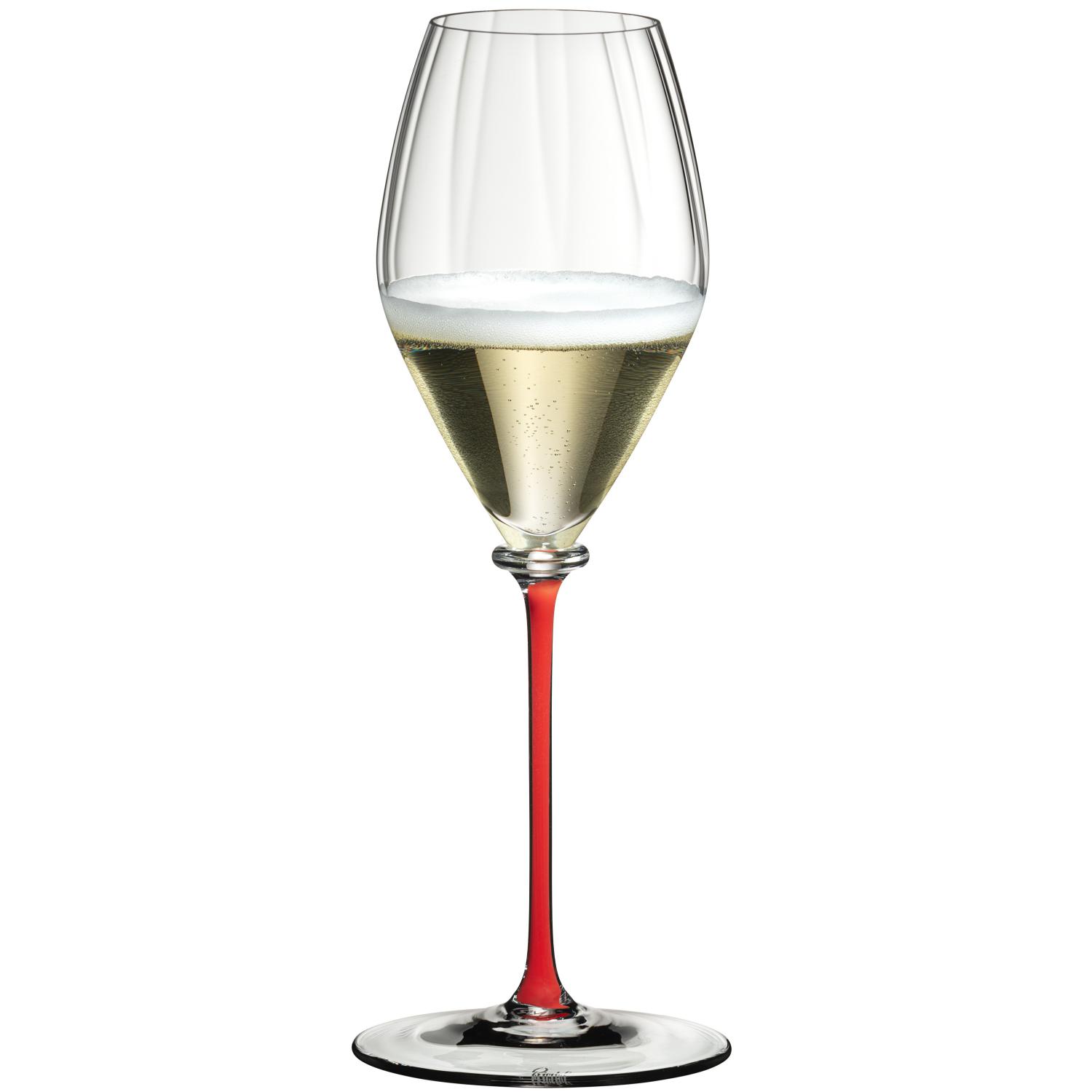Бокал для шампанского RIEDEL Fatto A Mano Performance Champagne Glass Red 375 мл (арт. 4884/28R)