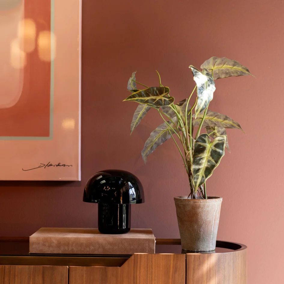 Настольная лампа KARE Tischleuchte Mushroom Schwarz 56513