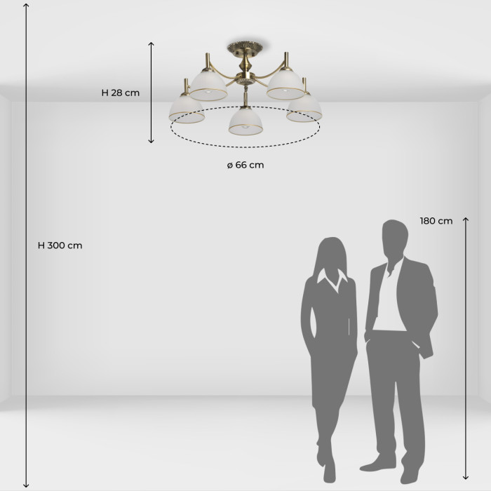 Люстра потолочная MW-Light Olympus Ceiling Chandelier 318015605