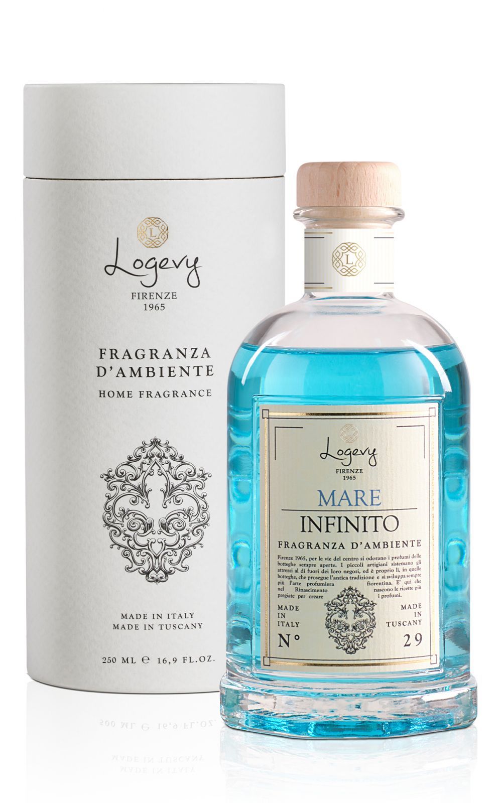 Ароматический диффузор Logevy Firenze 1965 Mare Infinito Fragranza d'Ambiente LOG0196