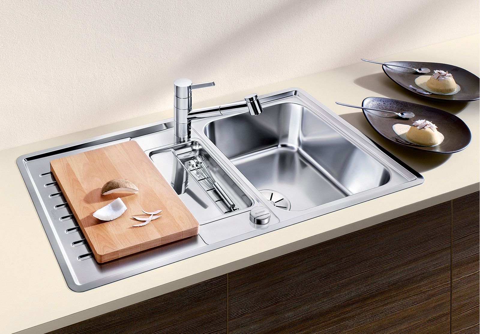 Кухонный смеситель Blanco Tivo-S Galvanic Chrome 517648