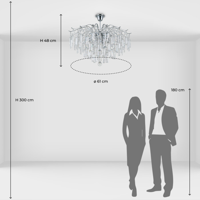 Люстра потолочная MW-Light Breeze Ceiling Chandelier 111019408