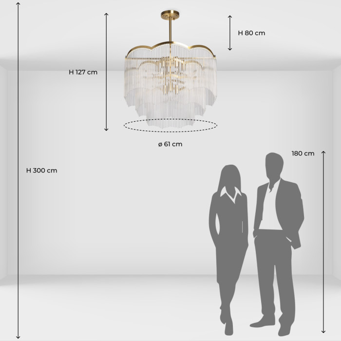 Люстра подвесная MW-Light Lavinia Hanging Chandelier 443011409