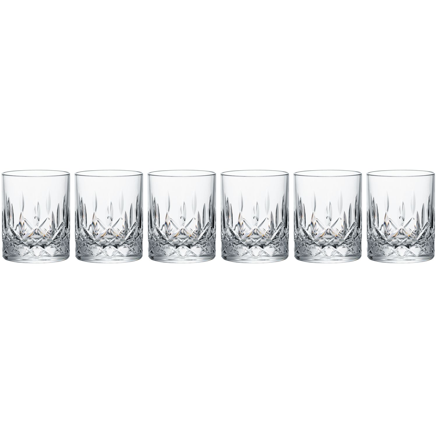 6 стаканов для виски Bonna InfinityGlass Elegance Tumbler Set EGN320TMB