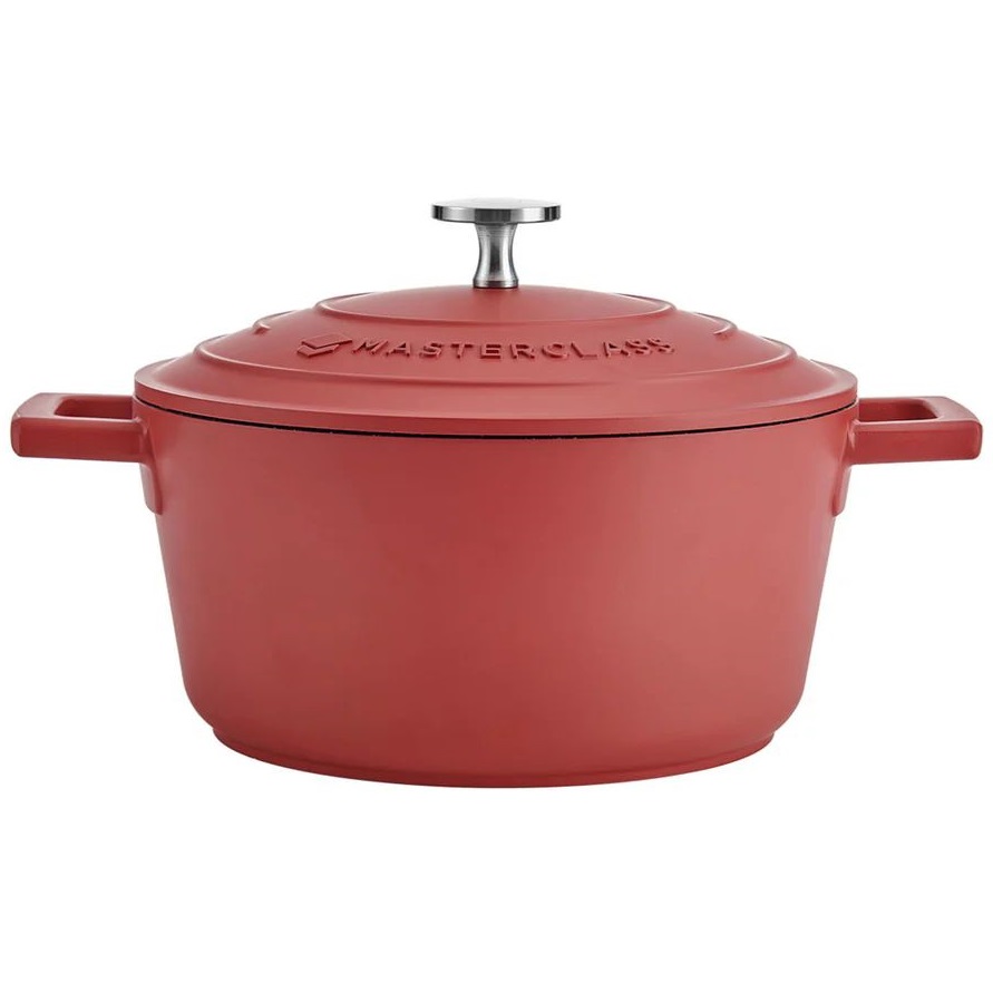 Кастрюля с крышкой KitchenCraft MasterClass Red Casserole Dish MCMCRD20RED