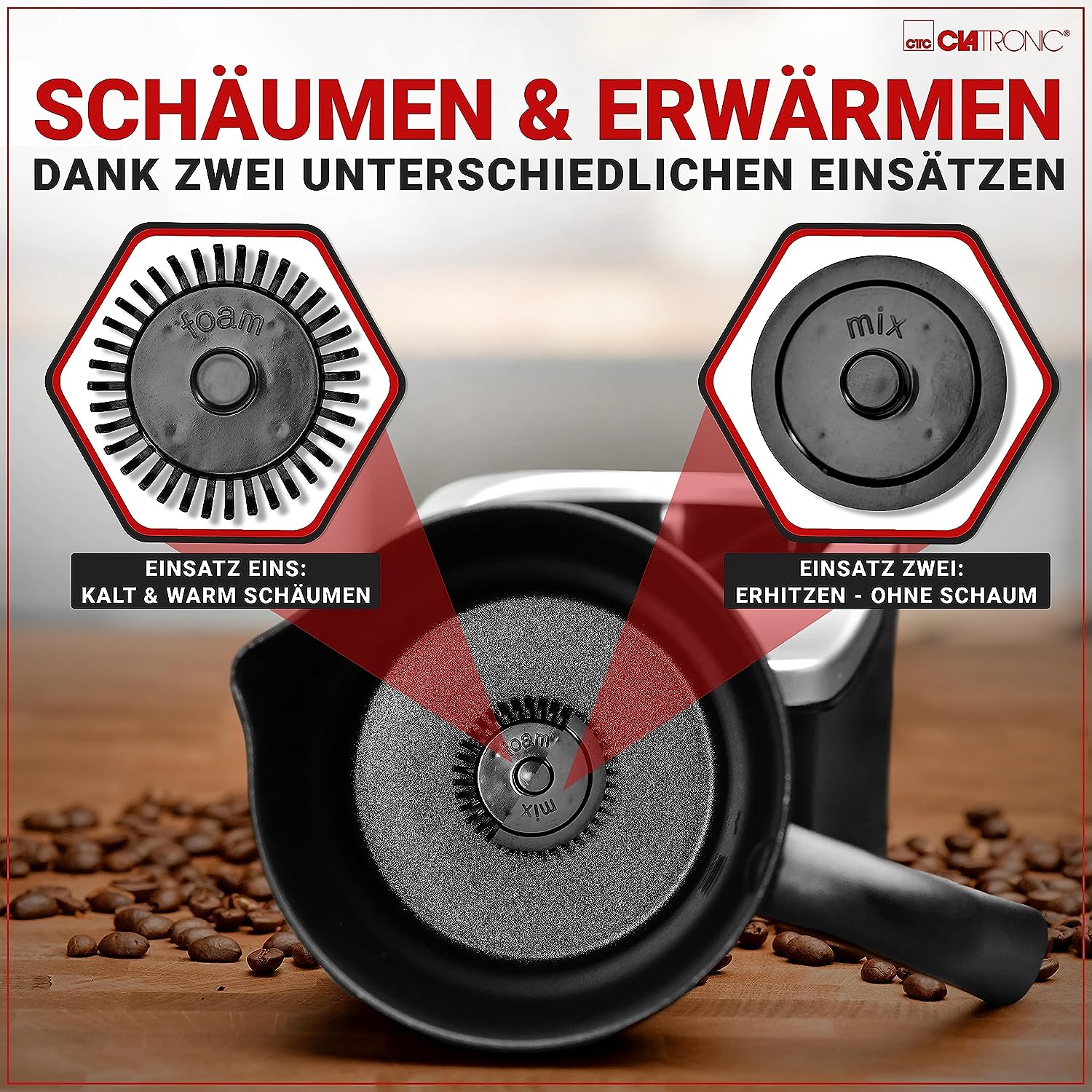 Вспениватель молока Clatronic MS 3326