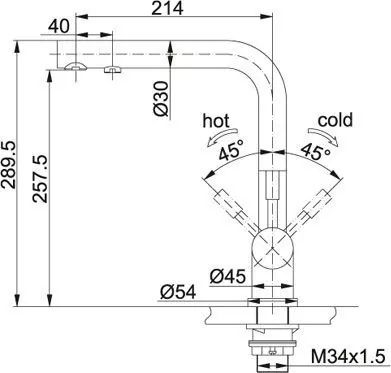Кухонный смеситель Franke Atlas 120.0179.978