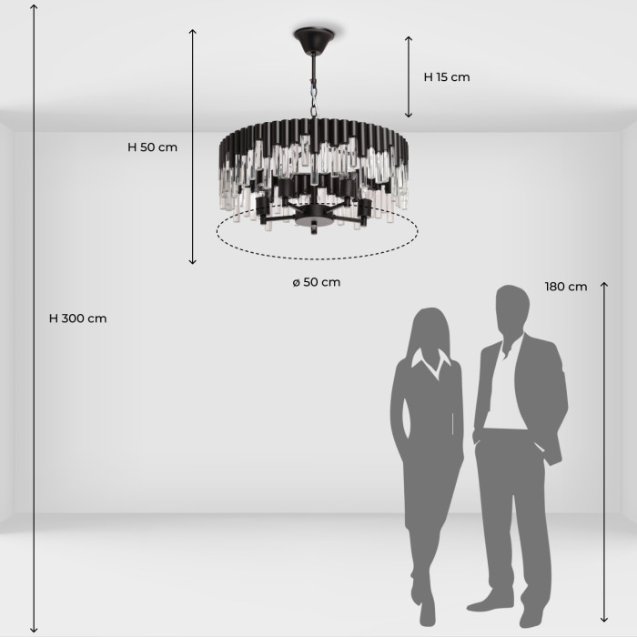 Люстра подвесная De City Breeze Hanging Chandelier 111018305