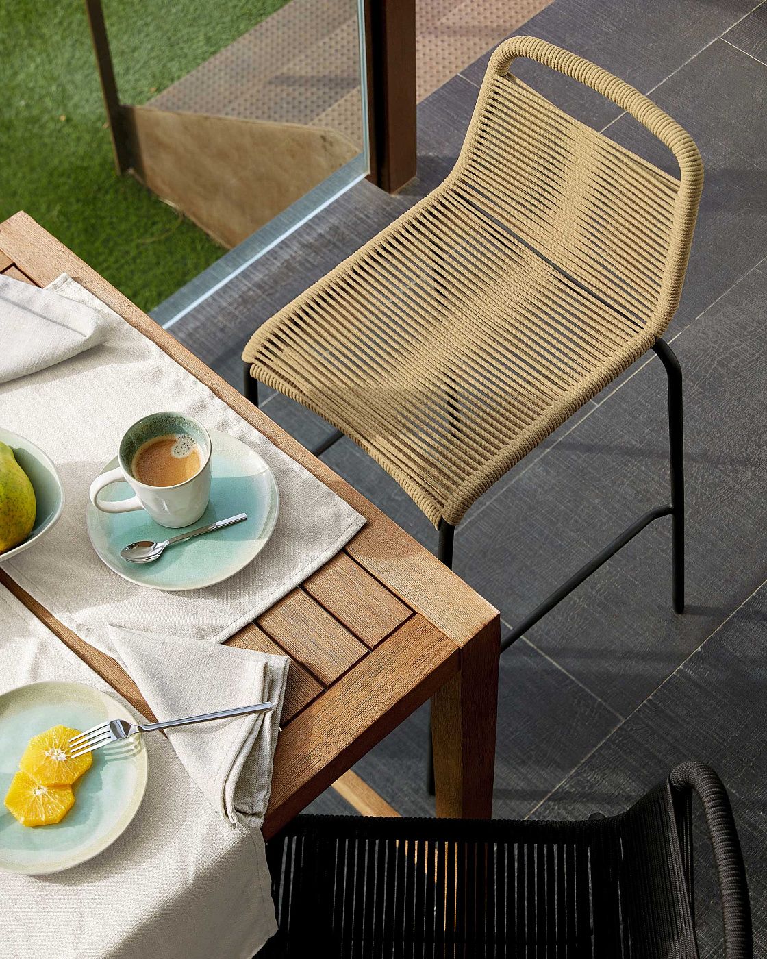 Полубарный стул La Forma Glenville Silla de media silla LF-081782