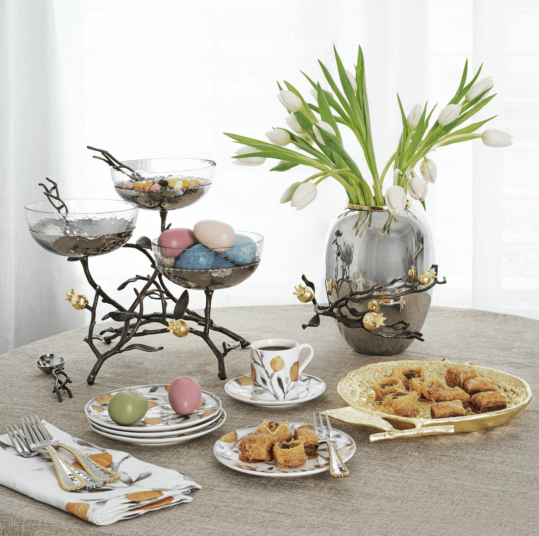 Блюдо для закусок Michael Aram Pomegranate Plate 175224