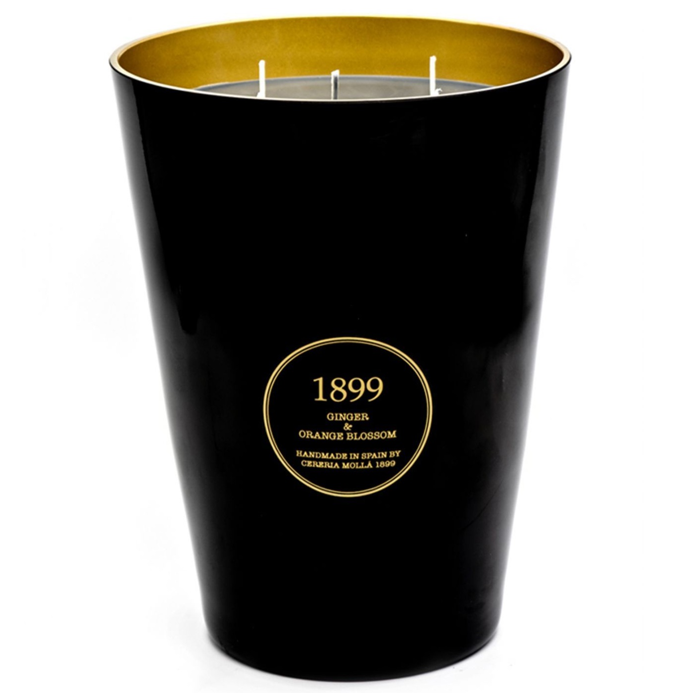 Ароматическая свеча Cerería Mollá 1899 Gold Edition Ginger & Orange Blossom XXL Scented Candle 6672