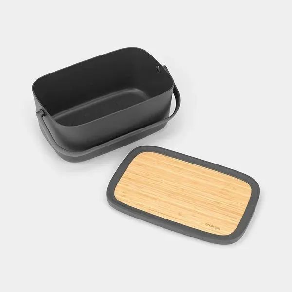 Хлебница Brabantia Nic Bread Bin Dark Gray 128264