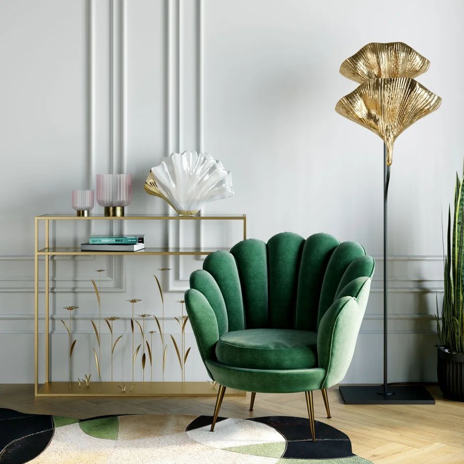 Ваза KARE Vase Ginkgo Elegance 51093