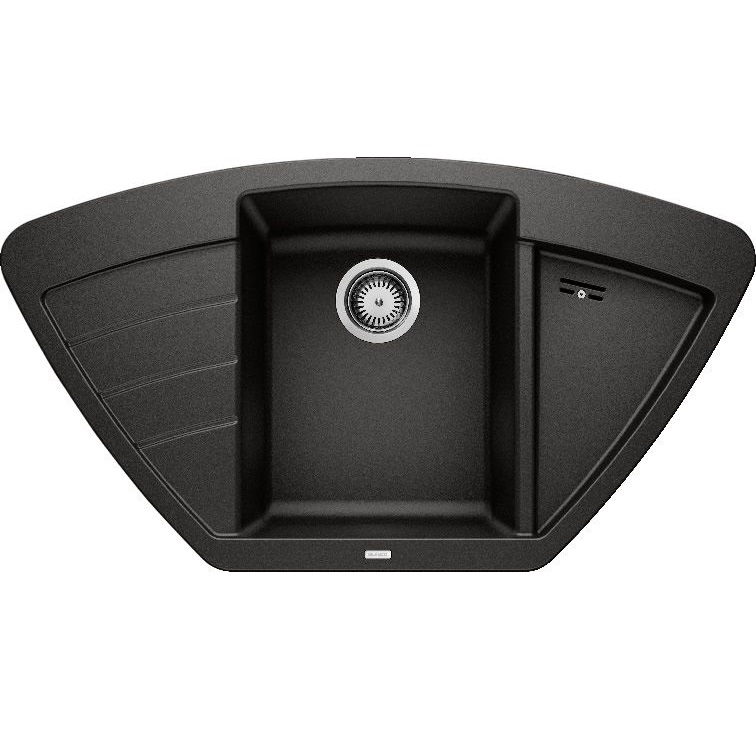 Кухонная мойка Blanco Zia 9E Silgranit Black 526031