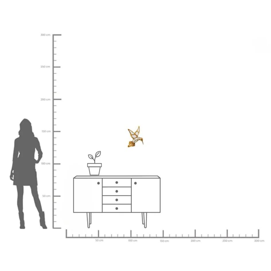 Панно настенное KARE Wandschmuck Hummingbird Mirror 51220