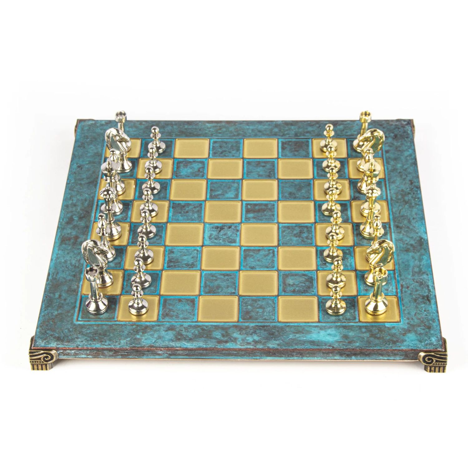 Шахматы Manopoulos Classic Metal Staunton Chess Set S34TIR